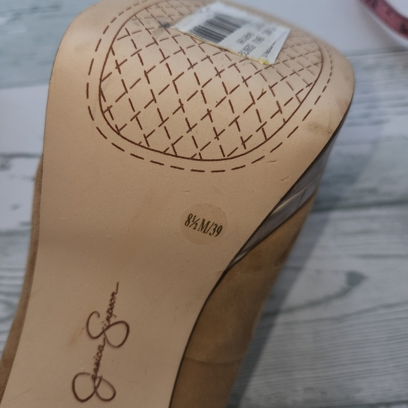 New Jessica Simpson Nellah Womens Suede Platform Heels Size 7.5 - Picture 14 of 14